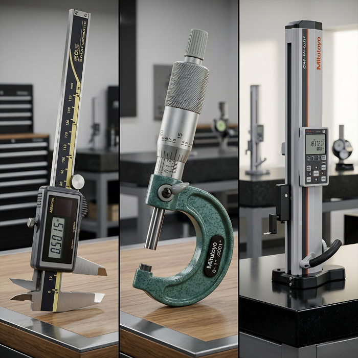 Caliper vs. Micrometer vs. Height Gauge: Choosing the Right Dimensional Tool for Each Job