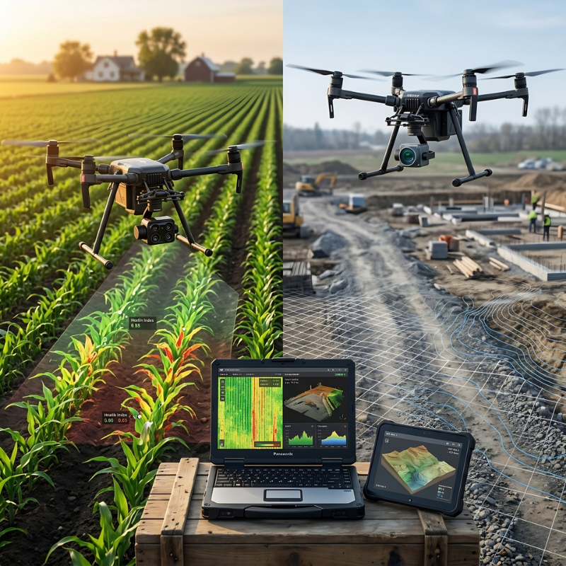 Case Study: How Drones Improve Efficiency in Agriculture and Surveying