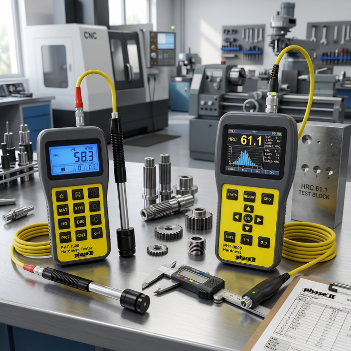 Phase2+ PHT-1800 vs. PHT-3000: Which Portable Hardness Tester Is Right for You?