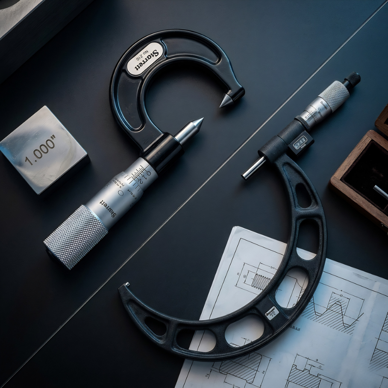 Starrett Screw Thread Micrometers vs. Standard Outside Micrometers: Wh ...