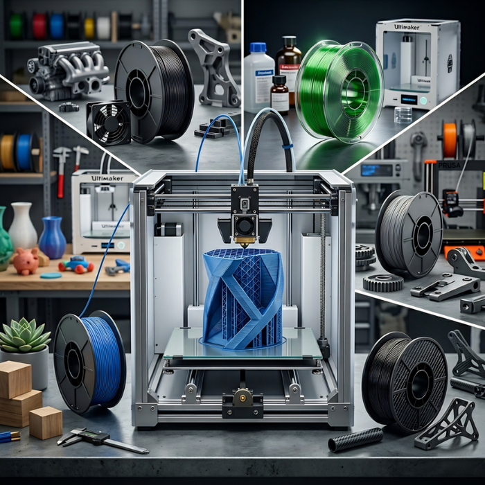 Top 5 Materials for 3D Printing and Their Use Cases