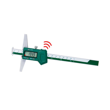 INSIZE 1144-5001AWL Digital Double Hook Depth Gauge, 0-20"/0-500mm, Wireless