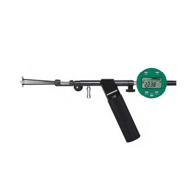 INSIZE 2436-200 Pistol Grip Groove Bora Gauge, Contact Points, 1.58-7.87", Travel of Contact Point .39"