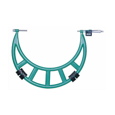 INSIZE 3506-600E Digital Outside Micrometer With Interchangeable Anvils, 20-24"/500-600mm