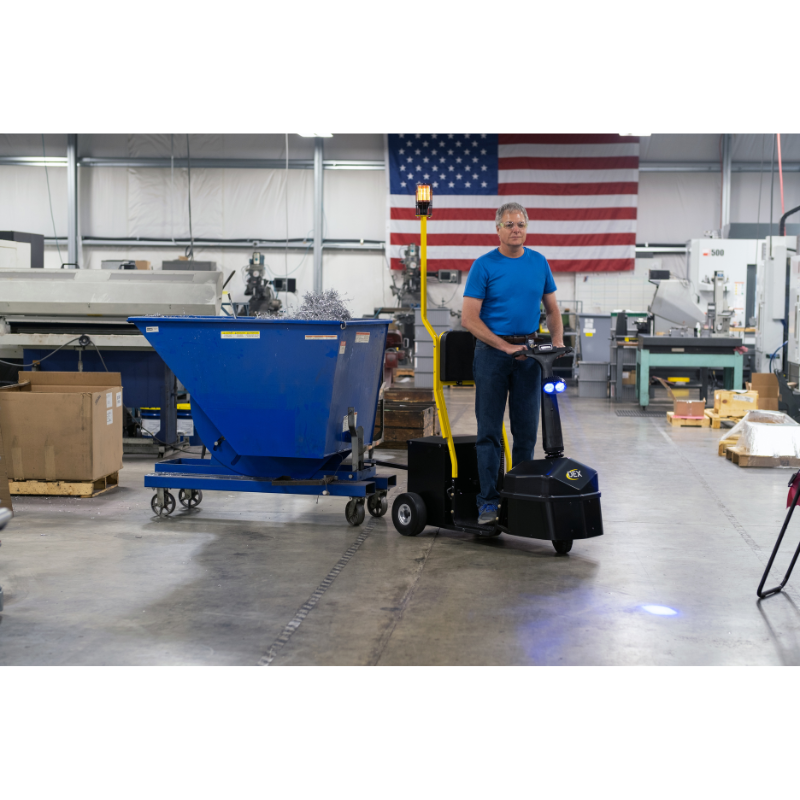 Amigo Dex HD Pulling Heavy Load of Metal Shavings