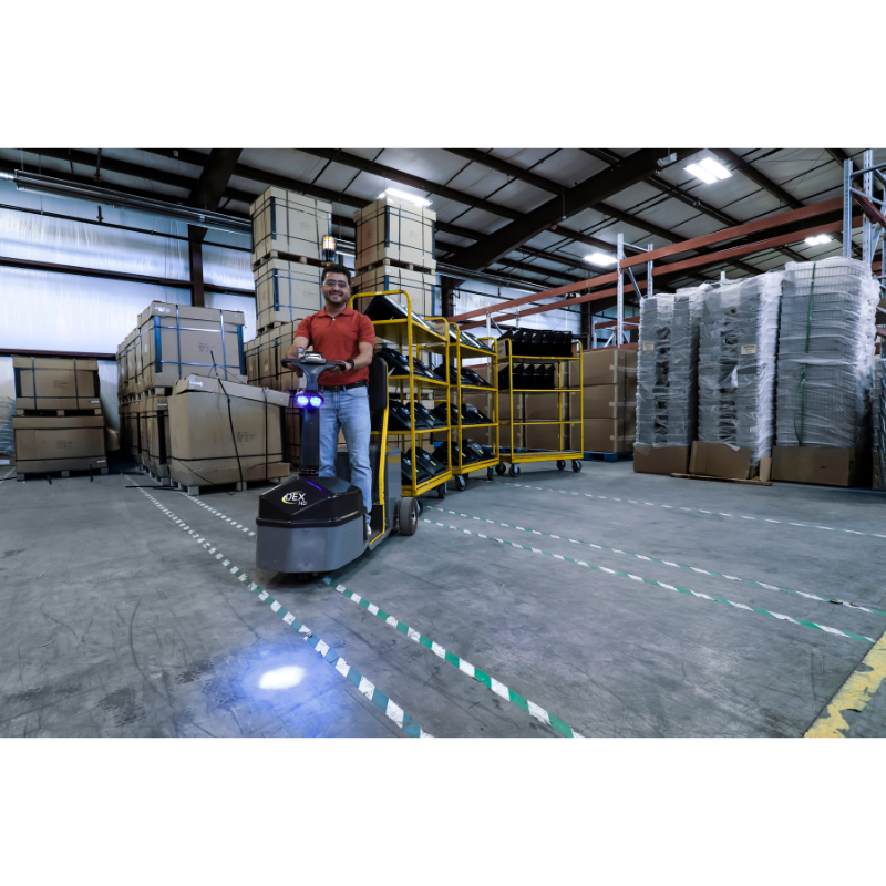 Amigo Dex HD Pulling Three Trailers Of Material