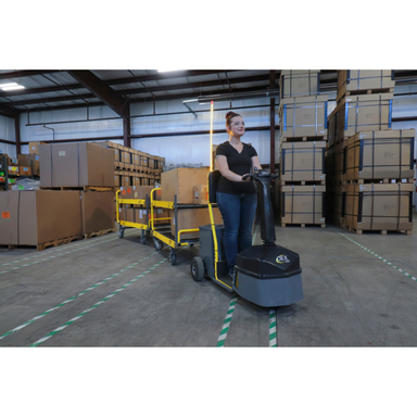 Amigo Dex HD Pulling Two Trailers Of Heavy Boxes