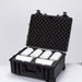 Autel Robotics Dragonfish Battery Bundle Open Travel Case With Batteries In It
