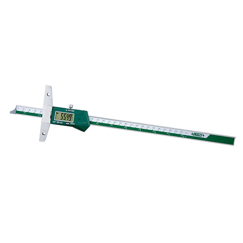 Insize 1147 Digital Depth Gauges With Mounting Holes Front View