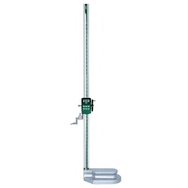 Insize 1156 Digital Height Gauges With Driving Wheel Front Tall View
