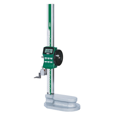 Insize 1156 Digital Height Gauges With Driving Wheel Front View