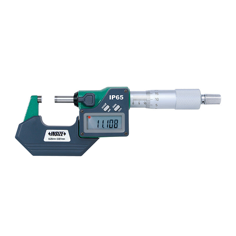 Insize 3101 Waterproof Digital Outside Micrometer Front View