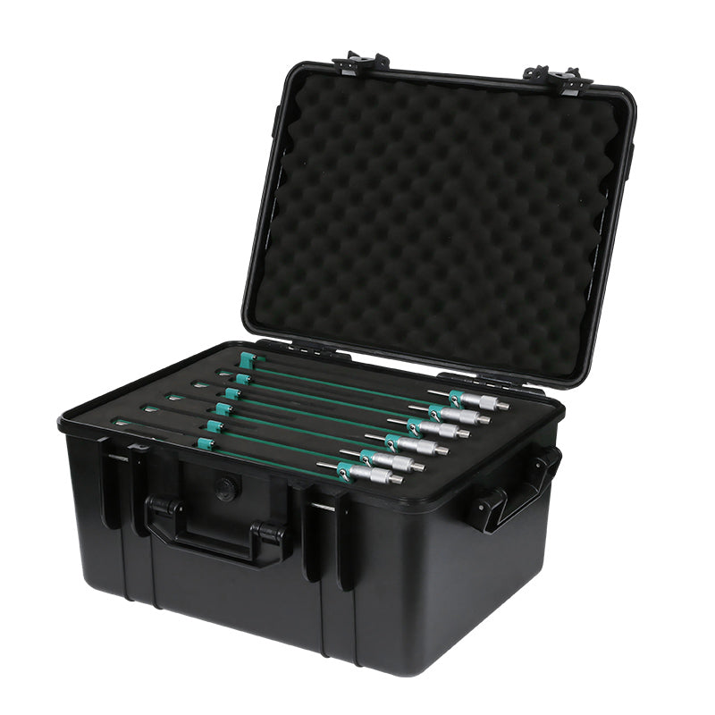 Insize 3203 Outside Micrometers In Large Travel Case