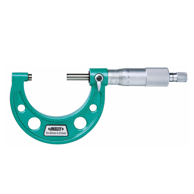 Insize 3203 Outside Micrometers Small Front View