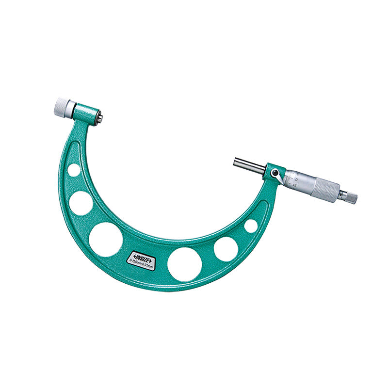 Insize 3206 Outside Micrometers With Interchangeable Anvils Front View