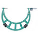 Insize 3506-400A Digital Outside Micrometers With Interchangeable Anvils Front View