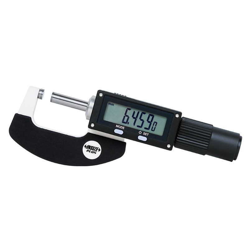 Insize 3661 High Precision Non-Rotating Spindle Digital Micrometers Front View