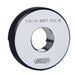 Insize 4636 Whitworth Taper Pipe Thread Ring Gauges Front View