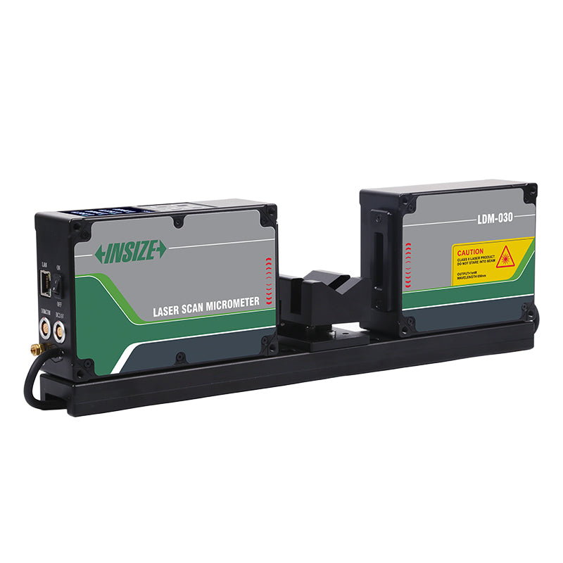 Insize LDM Series Laser Scan Micrometer Front Left View