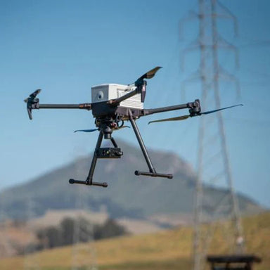 Inspired Flight IF800 Quadcopter, SRoC + DL2450 Radio Ground Control Station In Flight