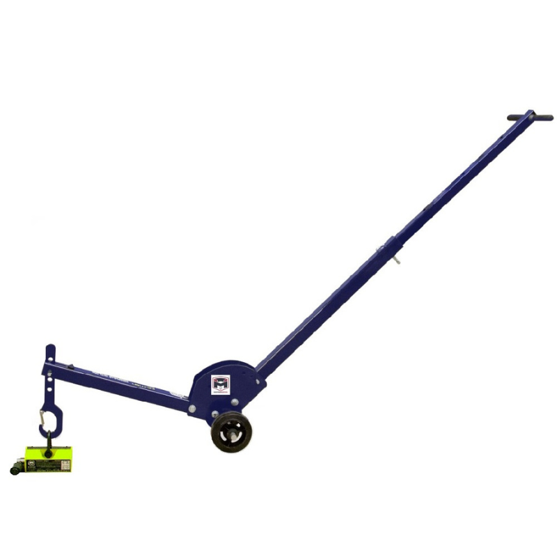 Mag-Mate MCL2W06PNL0800 Manhole Cover Lift Dolly System Side View