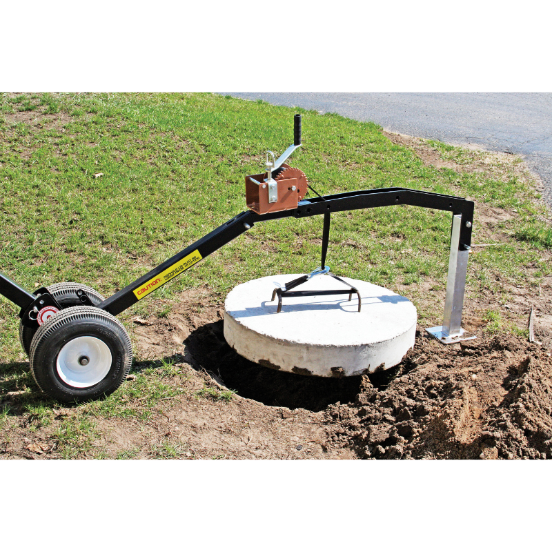 Mag-Mate MCLLEGM Septic Lid Lift System With Concete Block
