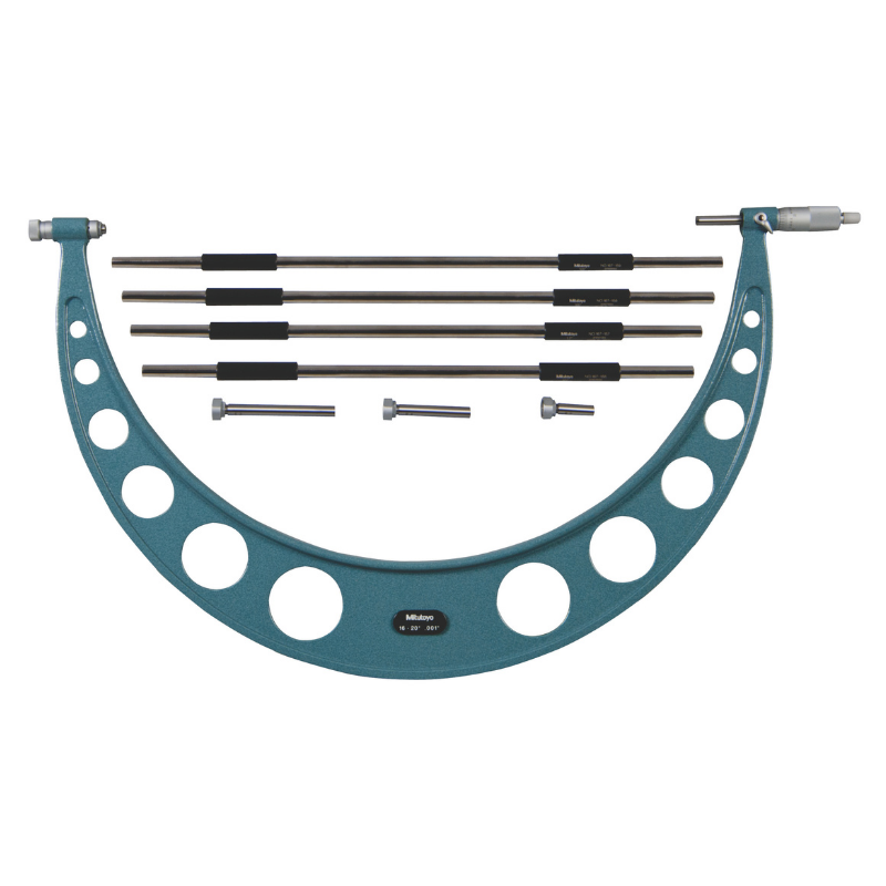 Mitutoyo 104-153 Interchangeable Anvil Outside Micrometer 16-20" .001