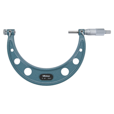 Mitutoyo 126-142 Screw Thread Micrometer With Anvils 5 - 6"