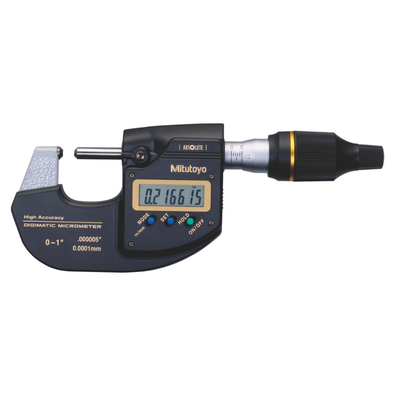 Mitutoyo 293-130-20 Digimatic High-Accuracy Micrometer 1"/25.4mm SPC
