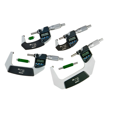 Mitutoyo 293-961-32 Digimatic Micrometer Set 0 - 4" RA SPC IP65