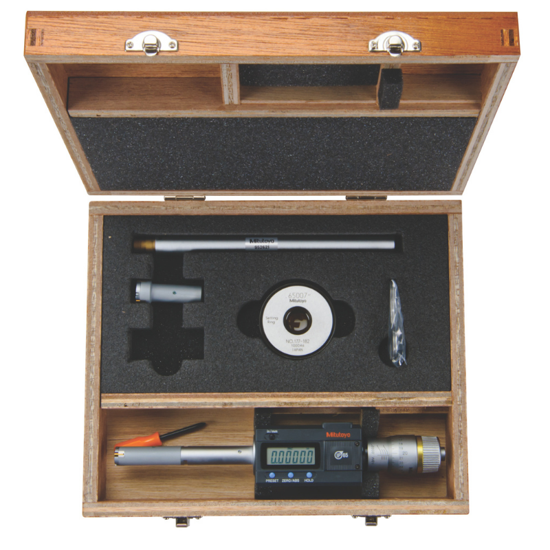 Mitutoyo 468-977 Digimatic Holtest 2 Head Set .5"-.8" / 12.7-20.3mm SPC