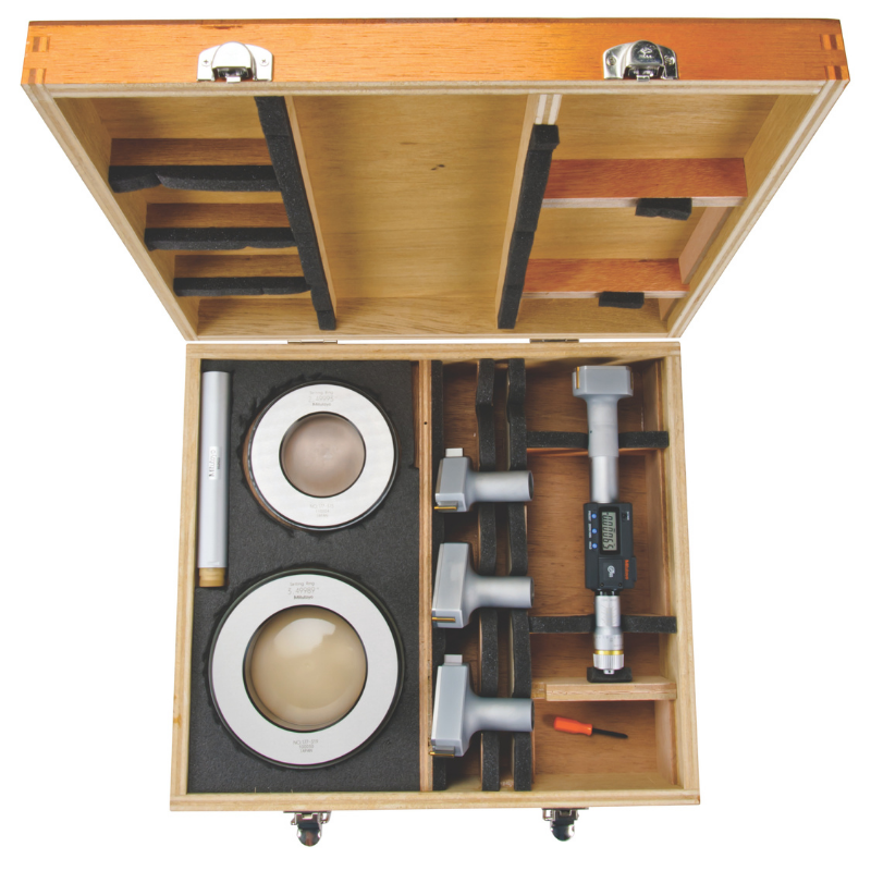 Mitutoyo 468-979 Digimatic Holtest 4 Head Set 2-4" / 50.-101.6mm SPC