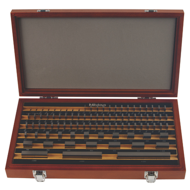 Mitutoyo 516-901-26 81pc Inch Rectangle AS-00 Gage Block Set