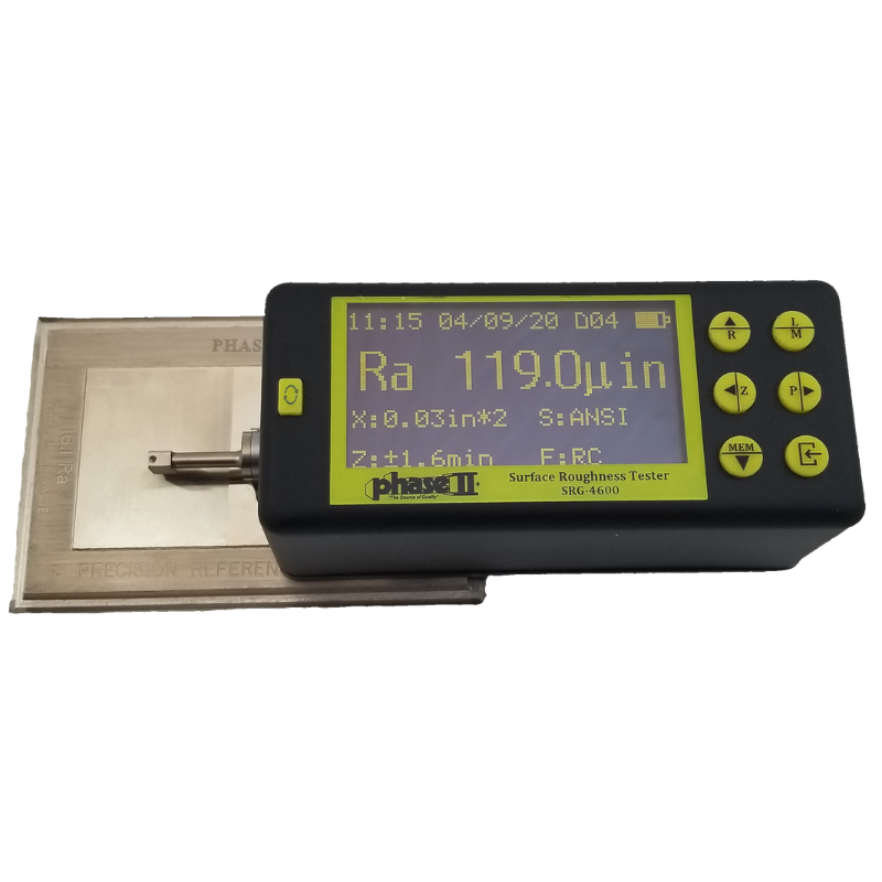 Phase2+ SRG-4600 Handheld Surface Roughness Gauge w/External Stylus ...