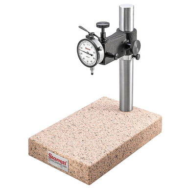 Starrett 653G Granite Comparator Stand Without Indicator with black indicator